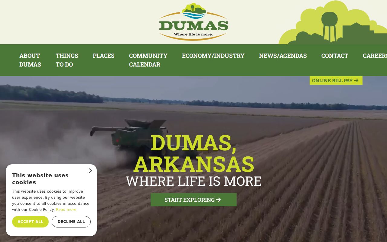 Dumas criminal history city records source