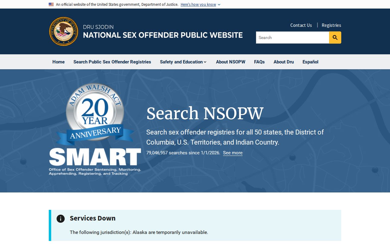 Desha County sex offender lookup national registry search