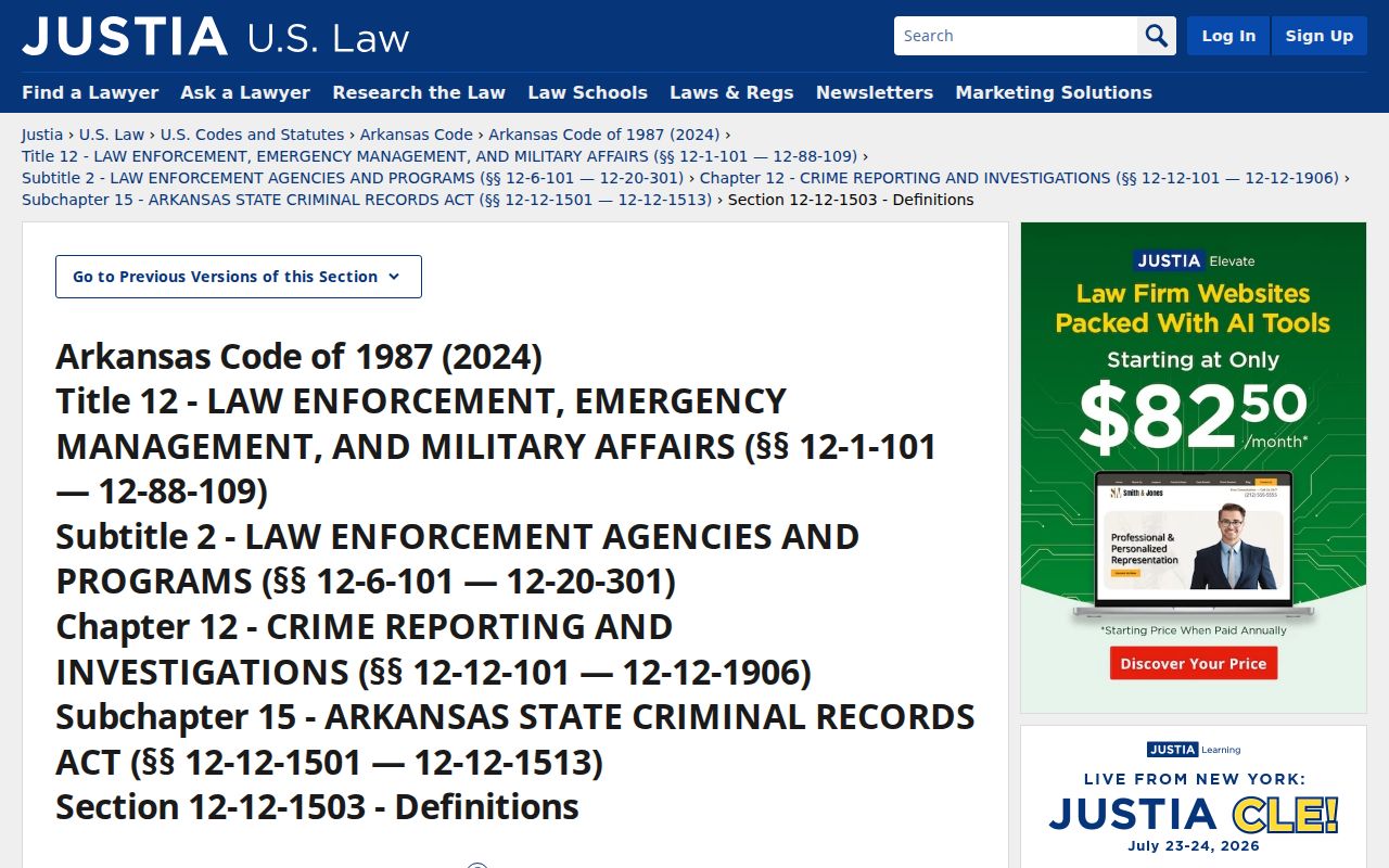 Desha County sex offender lookup Arkansas conviction information statute